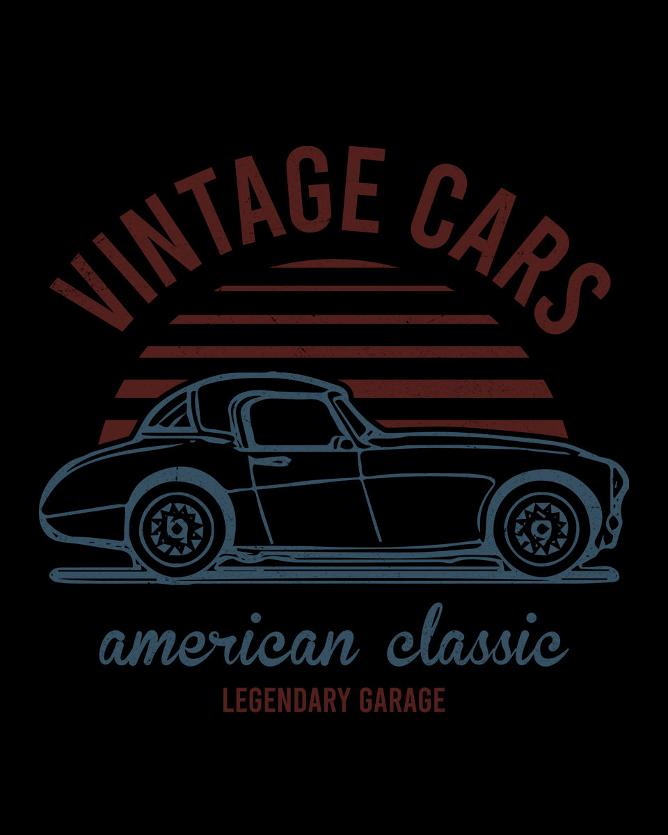 Vintage Cars American Classic DTF Transfer Film