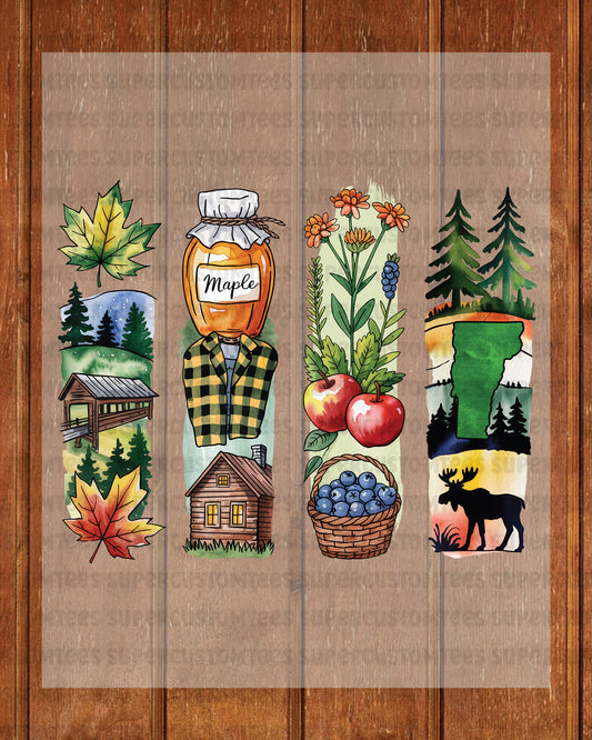 Vermont DTF Heat Transfer Ready to Press