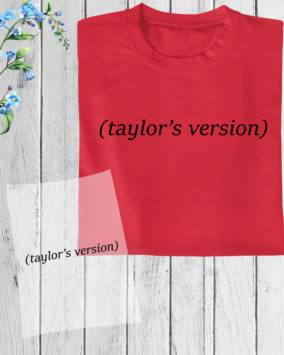 Custom Your Name Version Taylor Swift DTF Transfer Film