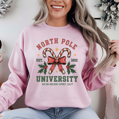 Vintage Christmas University DTF Transfer, Holiday Heat Press Design, Xmas Shirt Print, UV DTF Sticker, Retro Christmas Gift Idea