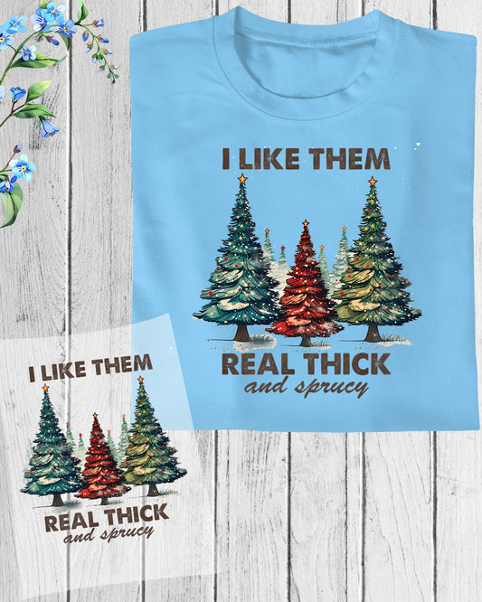 Vintage & Whimsy Christmas Tree Heat Transfer