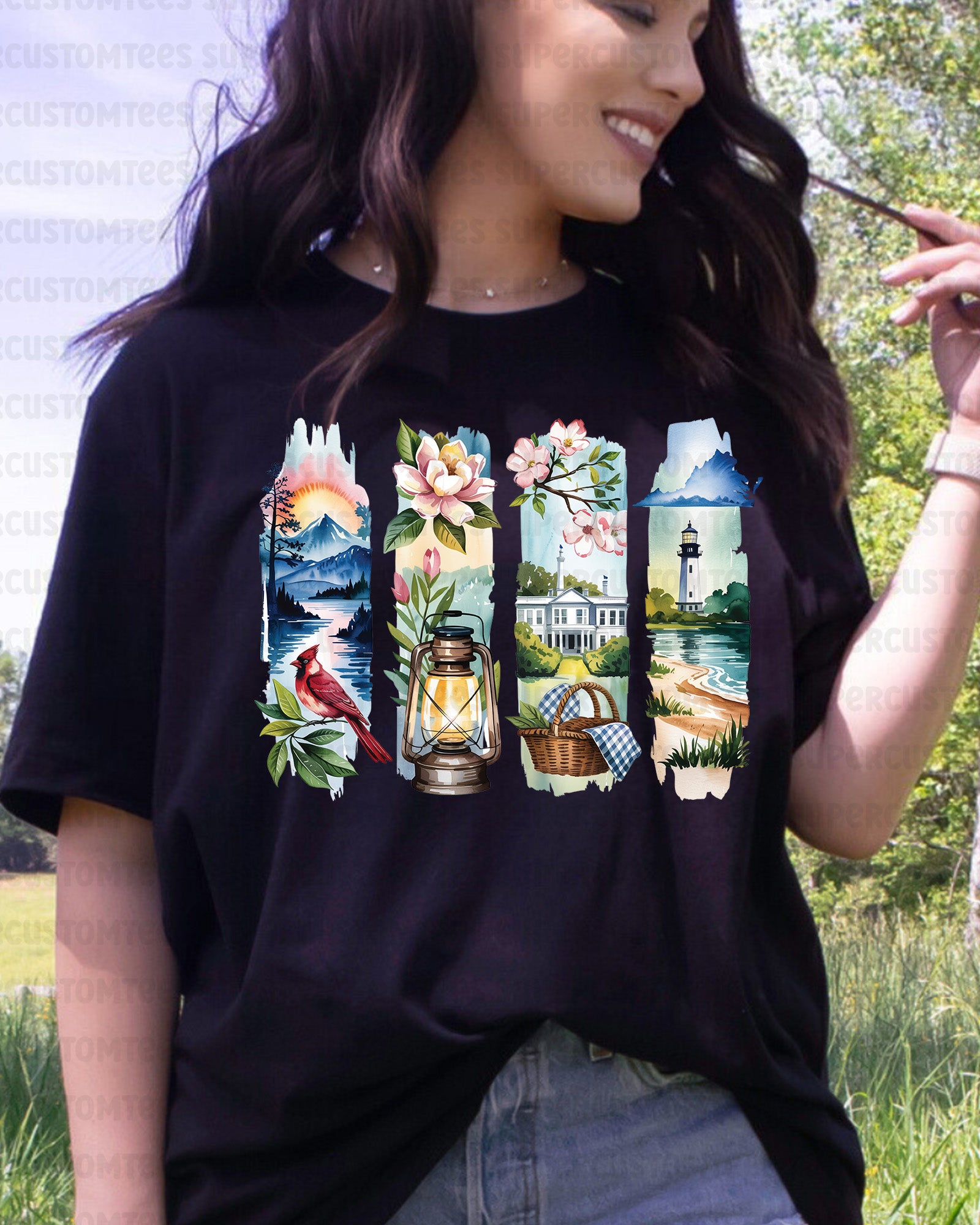 Virginia DTF Transfer Ready to Press