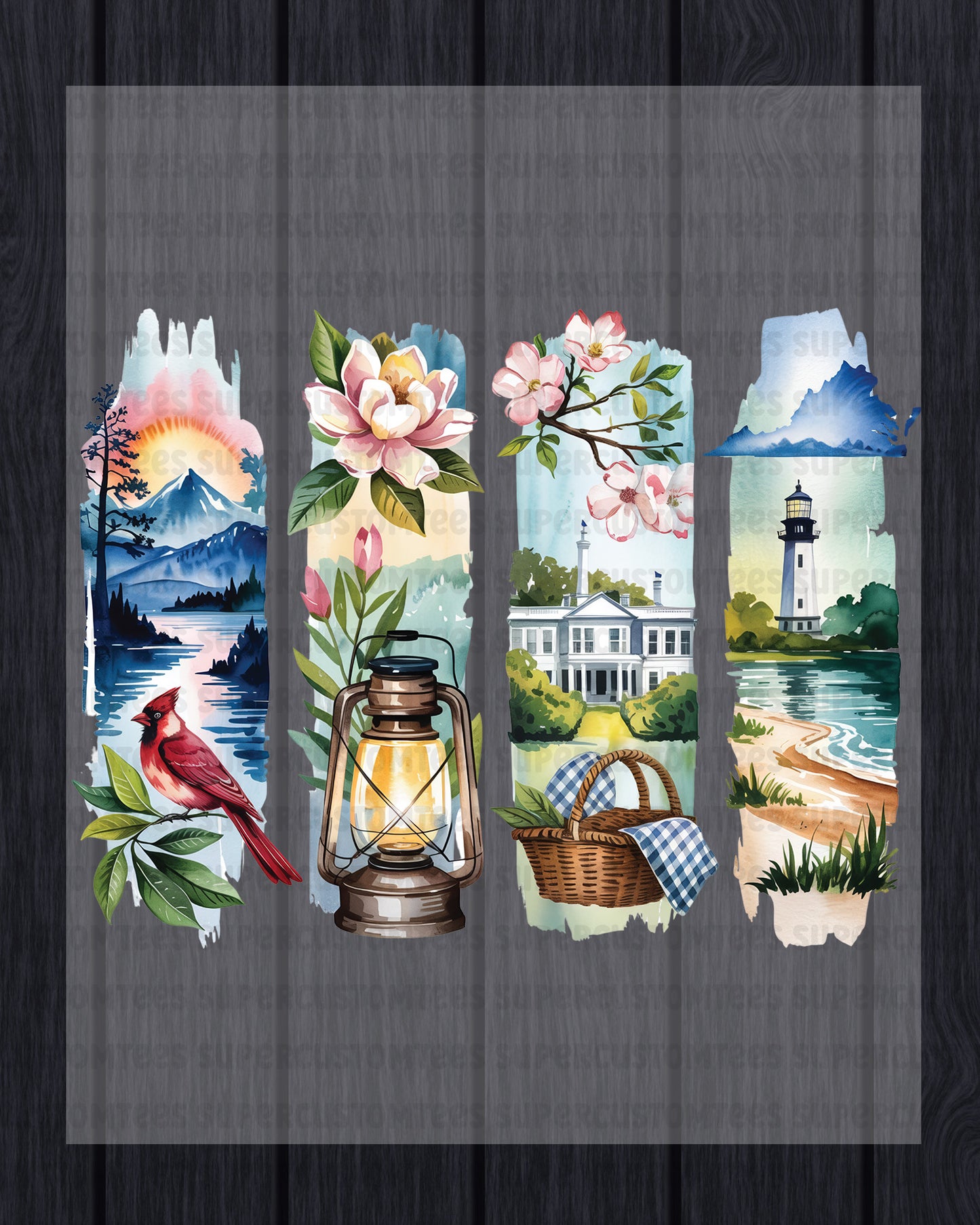 Virginia DTF Transfer Ready to Press