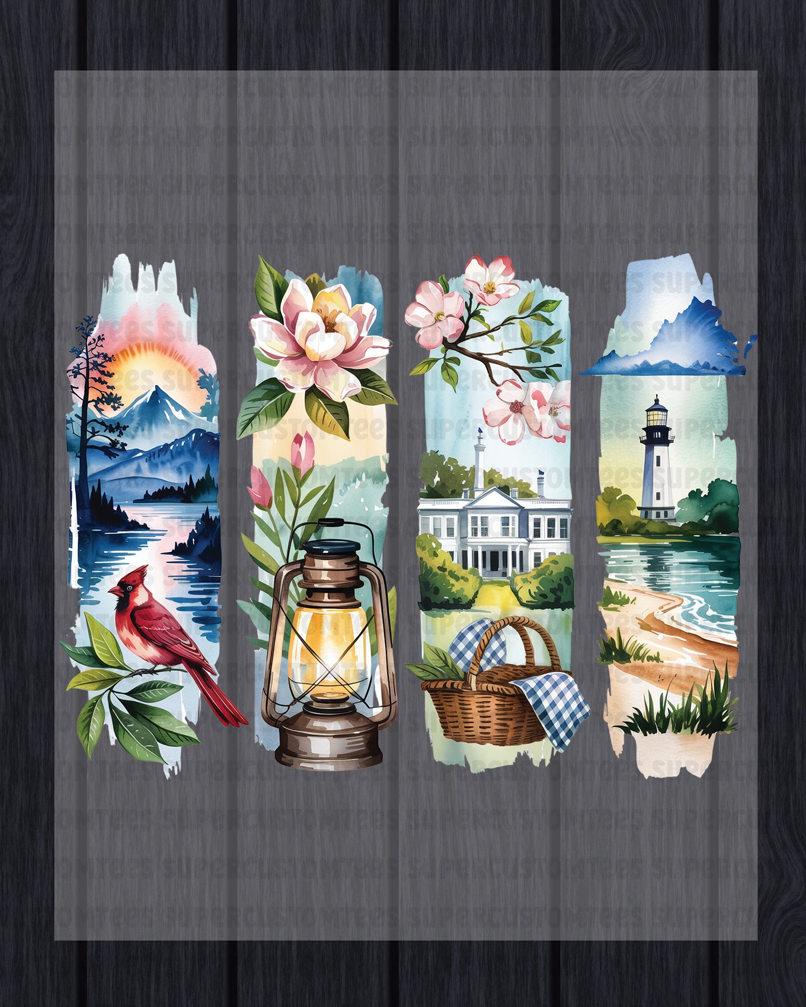 Virginia DTF Transfer Ready to Press