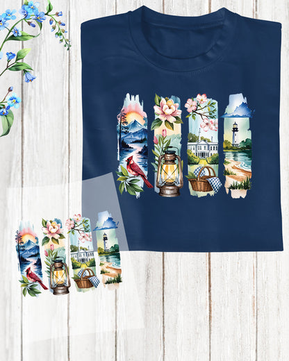 Virginia DTF Transfer Ready to Press