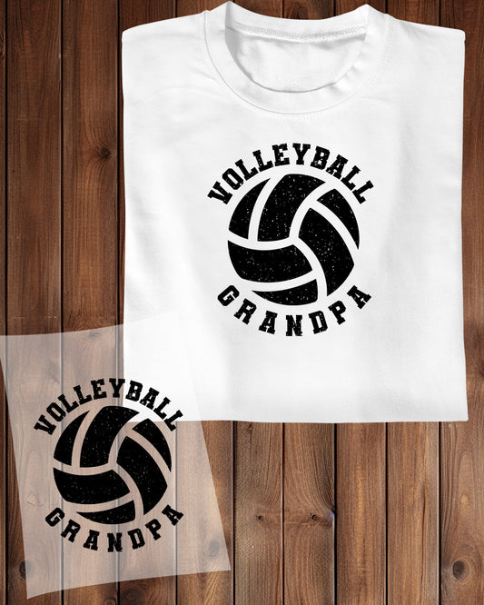 Volleyball Grandpa DTF Transfer Film