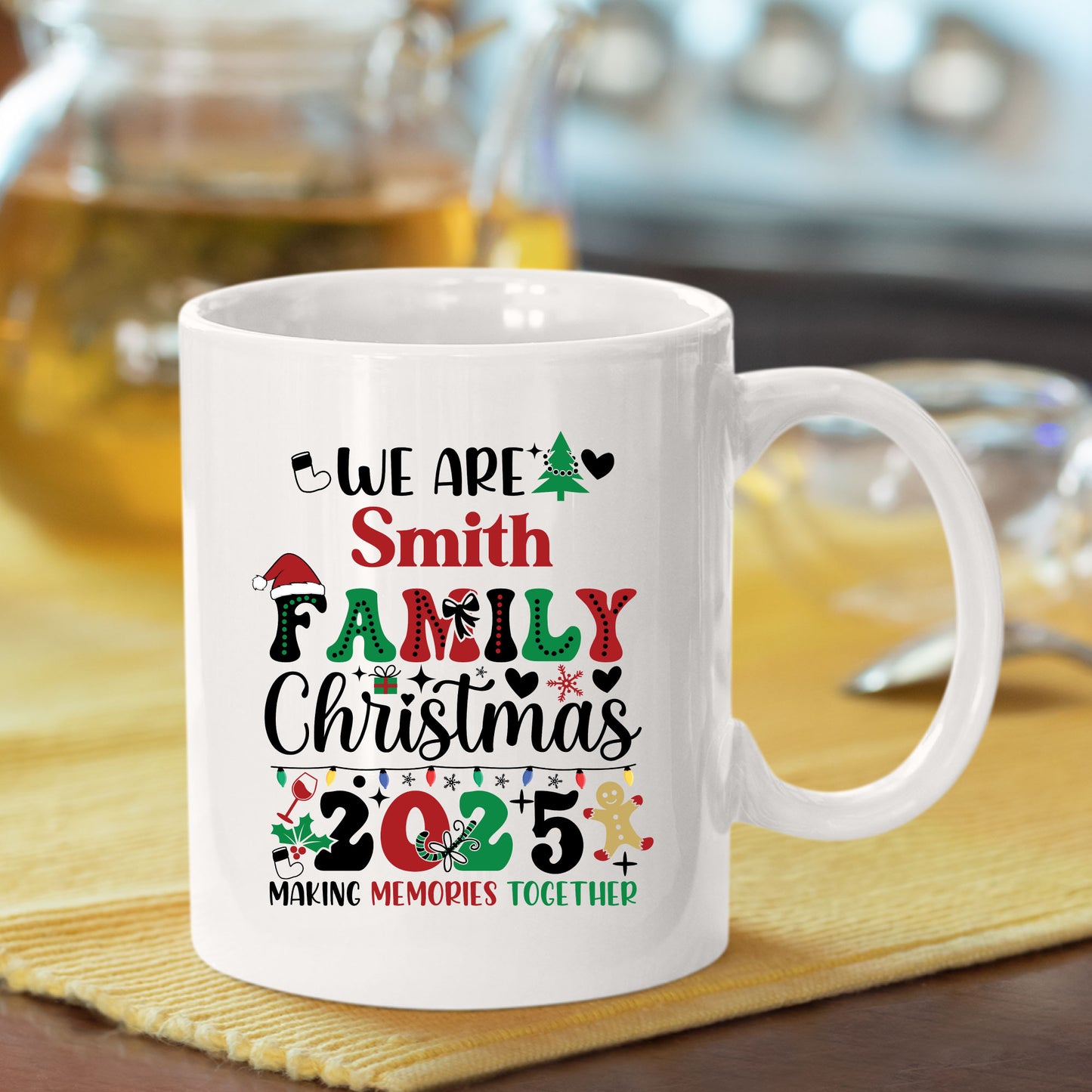We Are Family Personalized Last Name  DTF Transfer