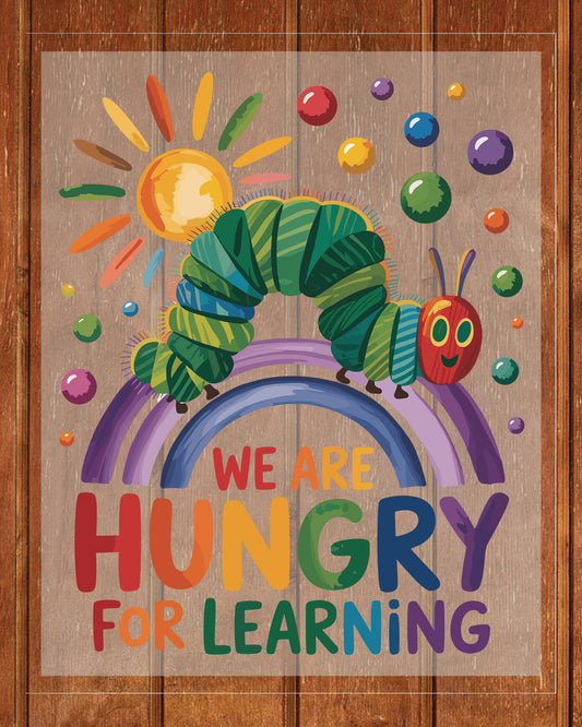 We Are Hungry for Learning School DTF Transfer