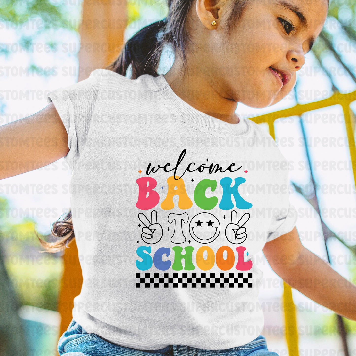 Welcome Back to School DTF Transfer Ready to Press