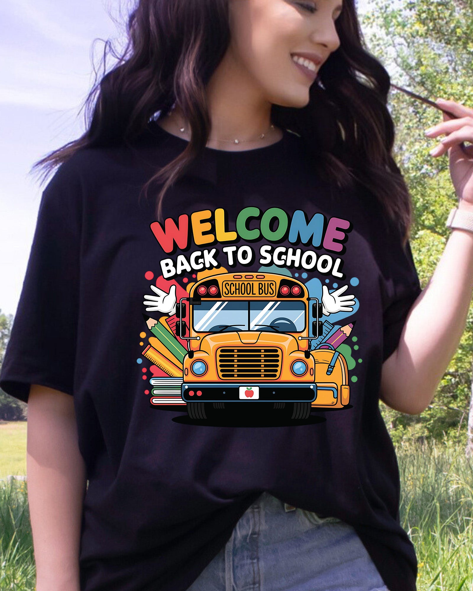 Welcome Back to School Teacher DTF Transfer