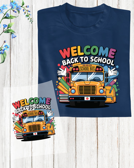 Welcome Back to School Teacher DTF Transfer