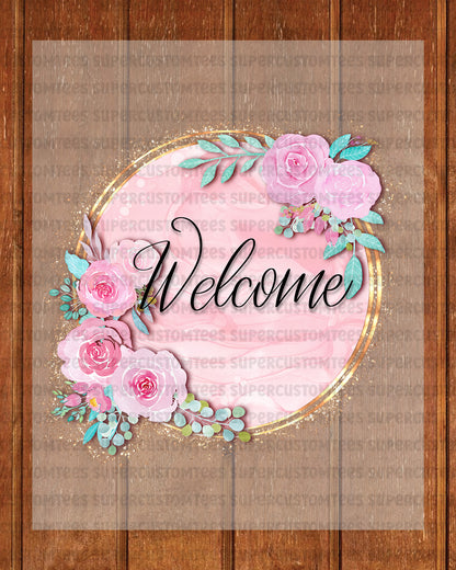 Welcome Bridal Party Heat Transfer for Shirts