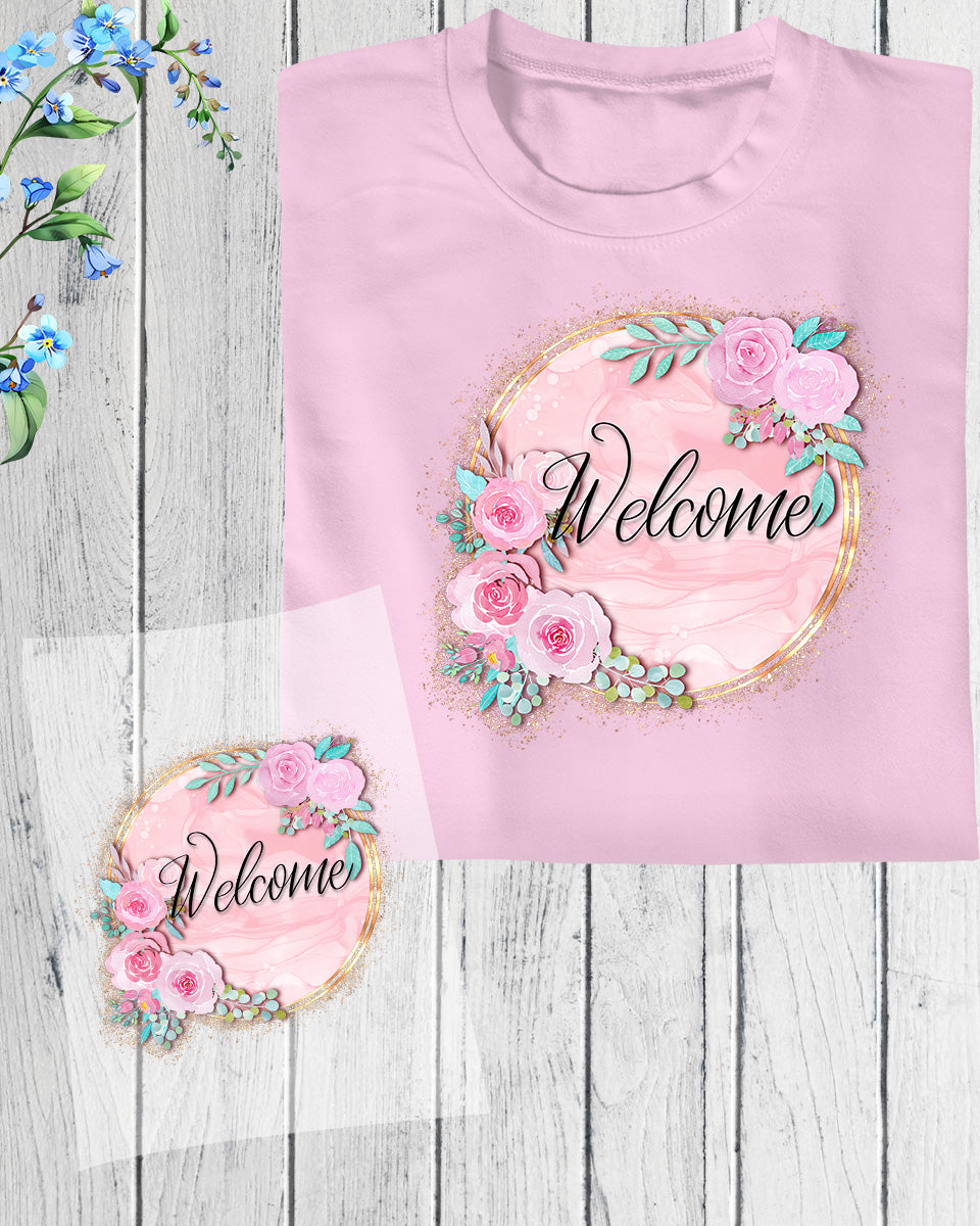 Welcome Bridal Party Heat Transfer for Shirts