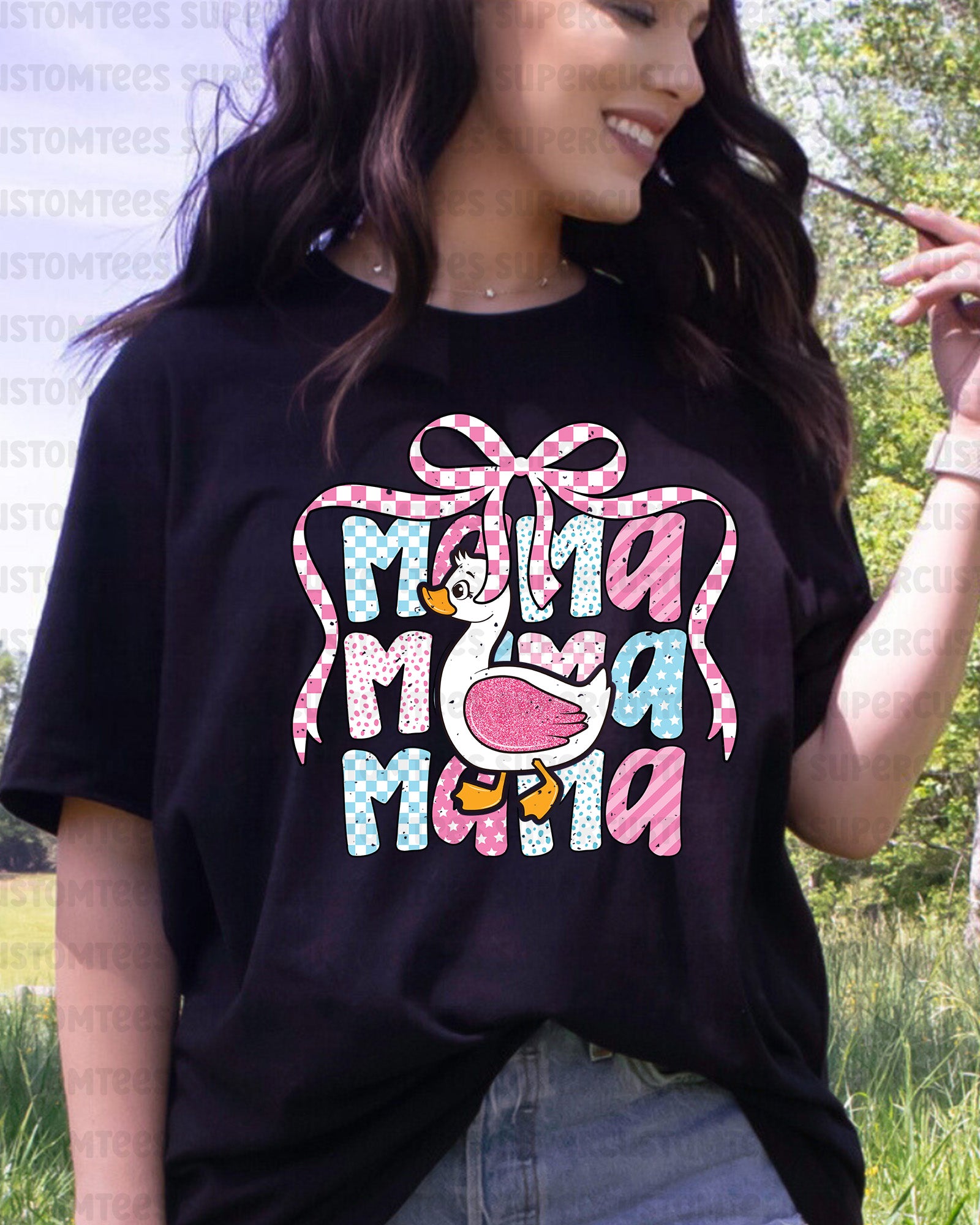 Western Goose Mama DTF Transfer