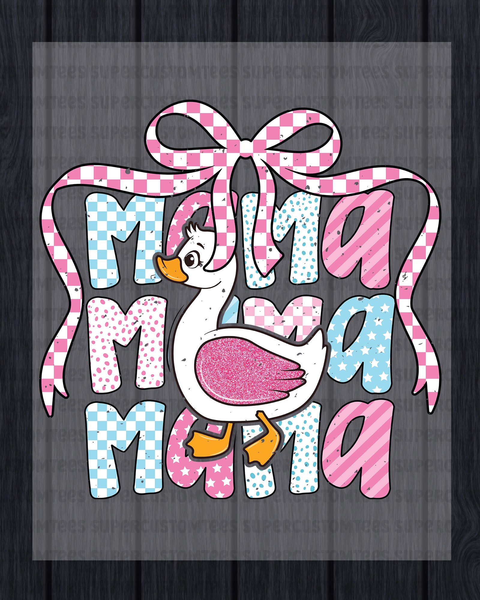 Western Goose Mama DTF Transfer