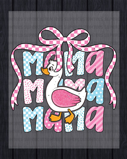 Western Goose Mama DTF Transfer