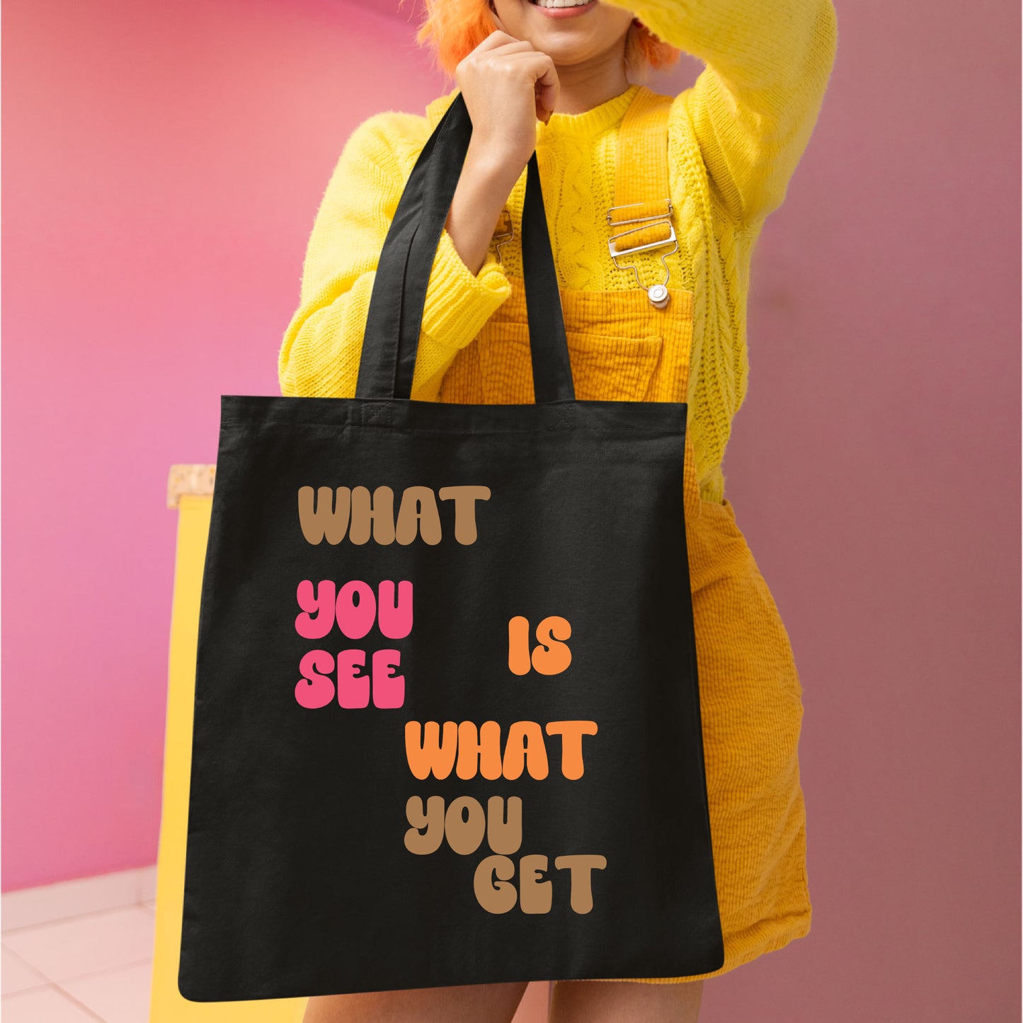 What you see is what you get DTF Transfer Ready to Press, Sarcastic Heat Transfer For Shirt, Funny joke Slogan UV Sticker Prints