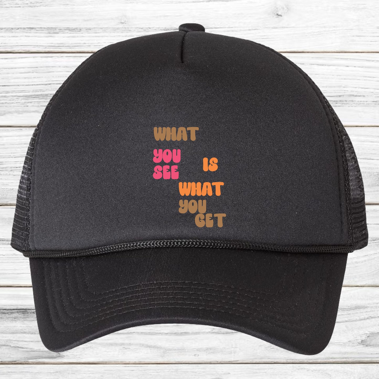 What you see is what you get DTF Transfer Ready to Press, Sarcastic Heat Transfer For Shirt, Funny joke Slogan UV Sticker Prints