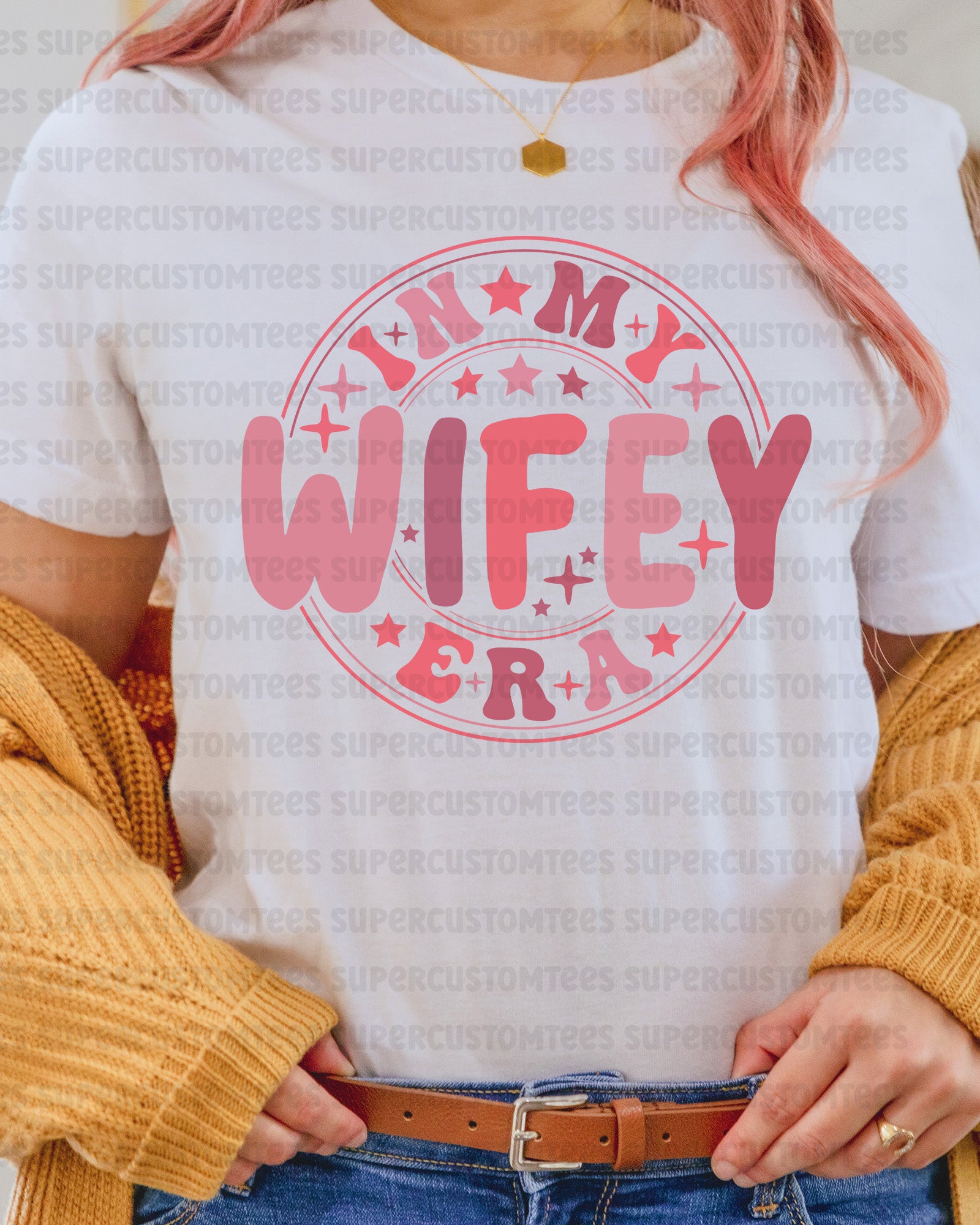Wifey Era Heat Transfer for Shirts