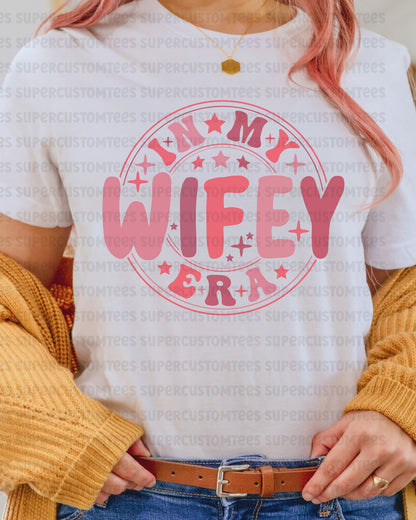 Wifey Era Heat Transfer for Shirts
