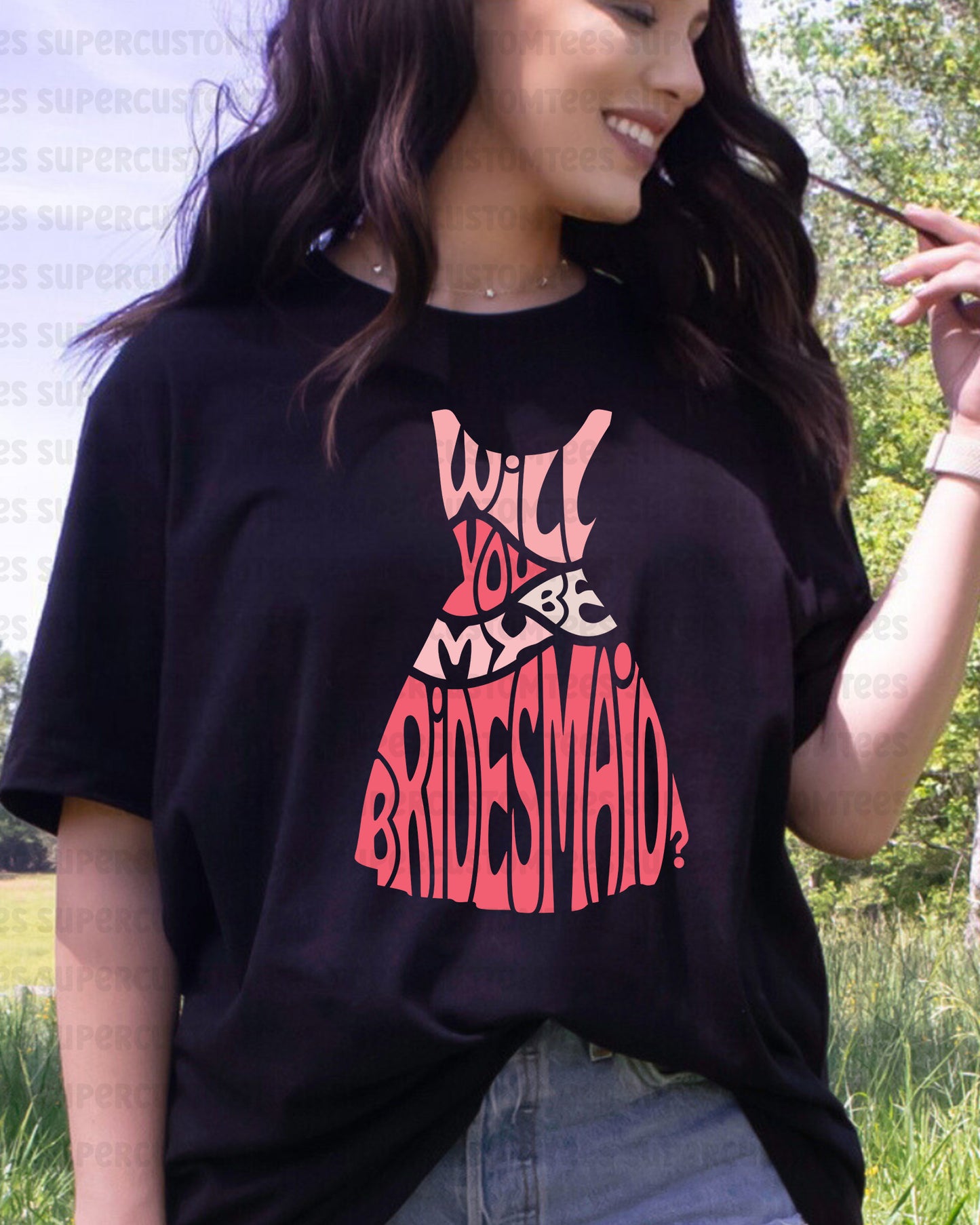 Will You Be My Bridesmaid Funny DTF Transfer