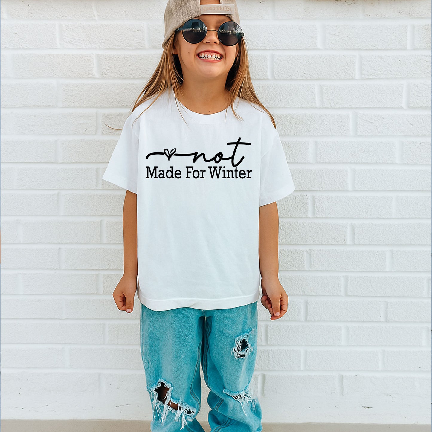 Winter Sweatshirt, Not Made For Winter Funny Christmas Sweatshirts, Womens Holiday Shirts, Cute Christmas Gift, Minimalistic Sweater