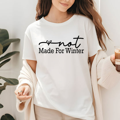 Winter Sweatshirt, Not Made For Winter Funny Christmas Sweatshirts, Womens Holiday Shirts, Cute Christmas Gift, Minimalistic Sweater