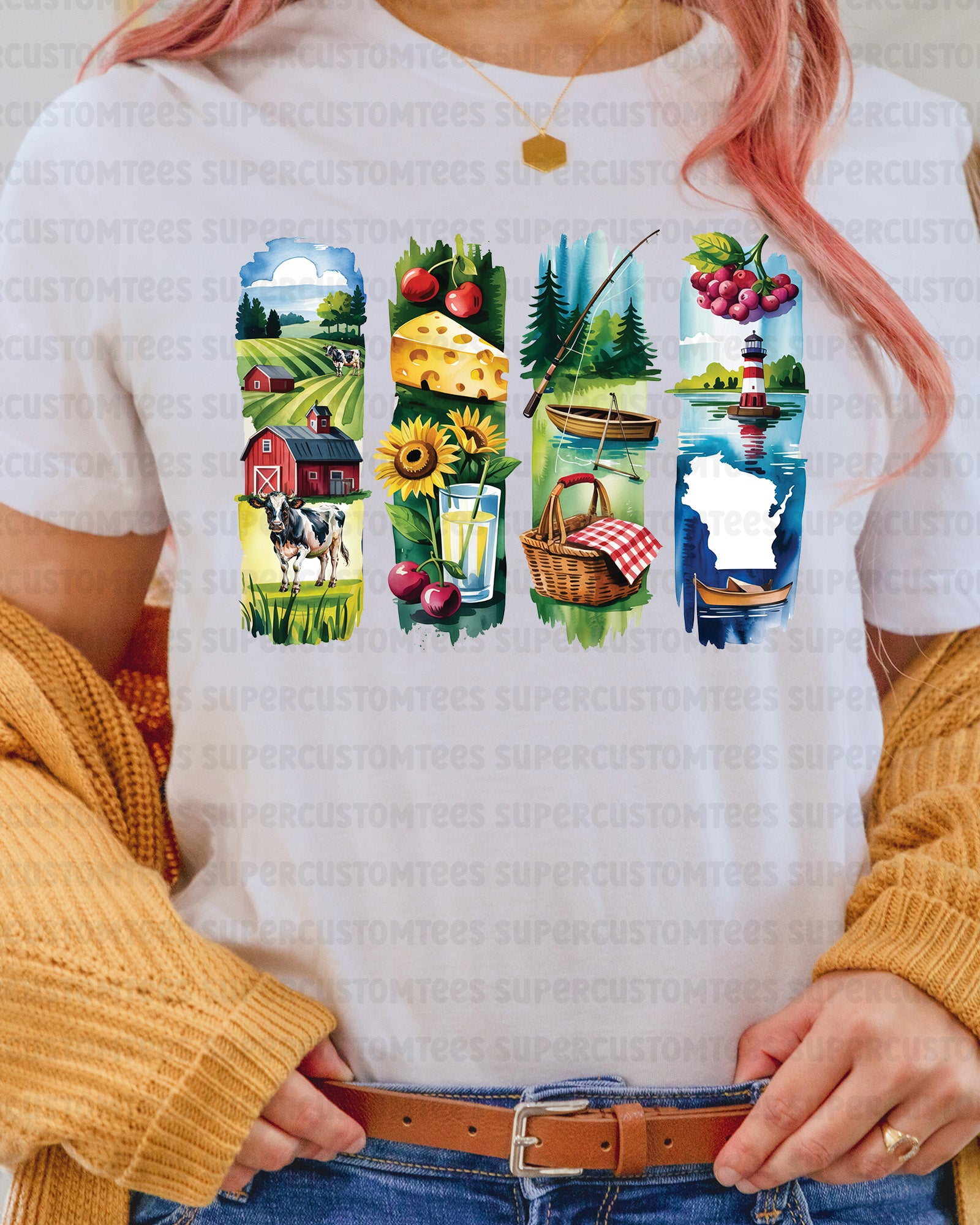 Wisconsin DTF Heat Transfer Ready to Press