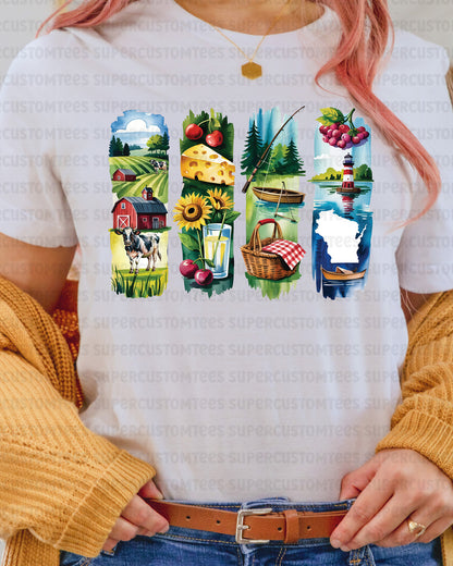 Wisconsin DTF Heat Transfer Ready to Press