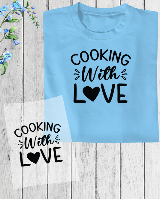 Cooking With Love DTF Transfer Film