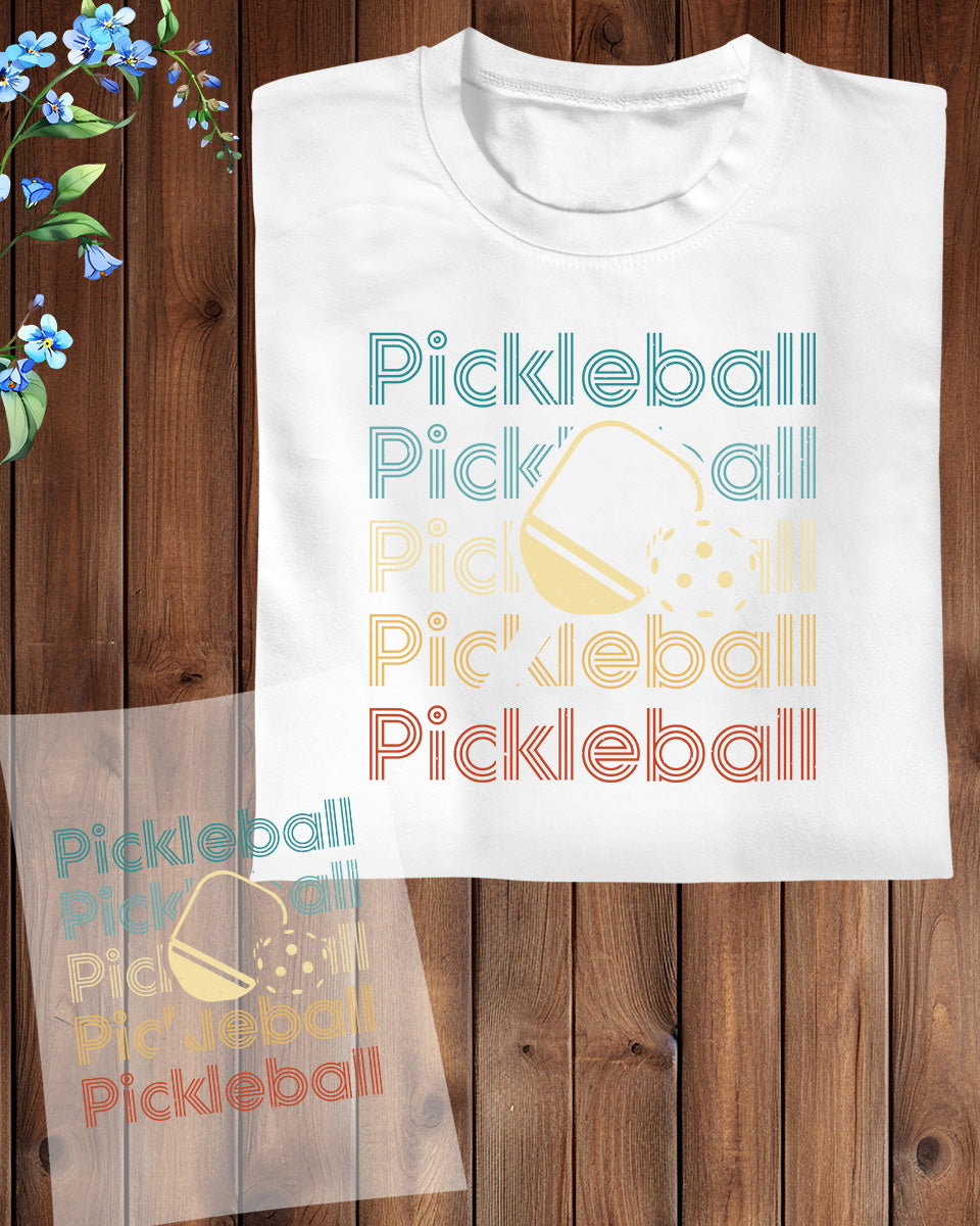 Pickleball Coach Gift DTF Transfer Film