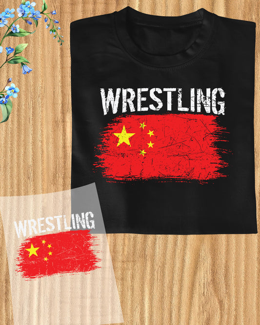 Wrestling Flag Trendy DTF Transfer Film