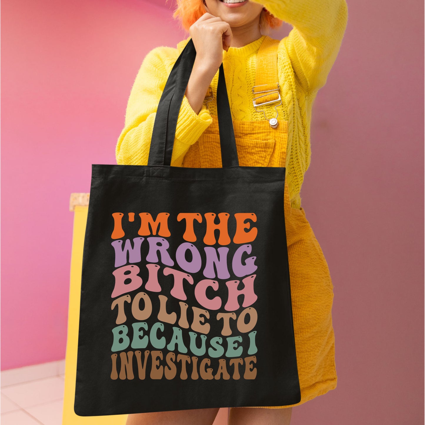 Sarcasm Bitch DTF Transfer Ready to Press, I’m The Wrong Bitch To Lie To Because I Investigate Heat Transfer For Shirt, UV Sticker Prints