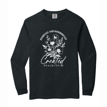 Fearfully and Wonderfully Created Comfort Colors T Shirt