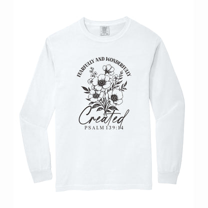 Fearfully and Wonderfully Created Comfort Colors T Shirt