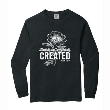 Fearfully and Wonderfully Created Comfort Colors T Shirt