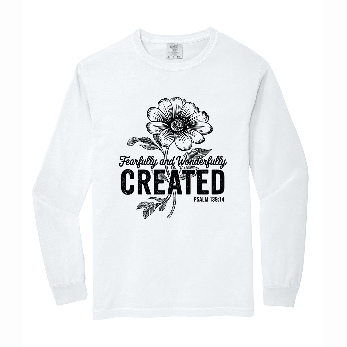 Fearfully and Wonderfully Created Comfort Colors T Shirt