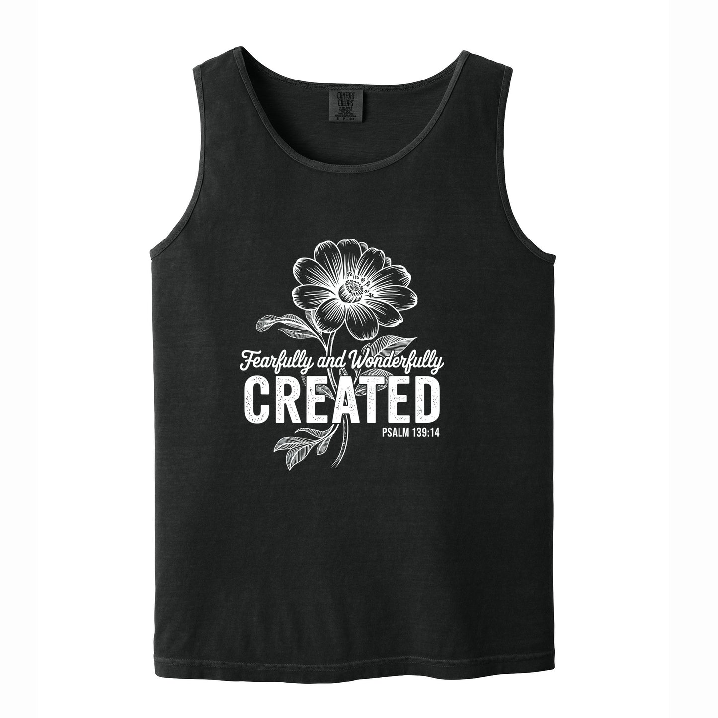 Fearfully and Wonderfully Created Comfort Colors T Shirt
