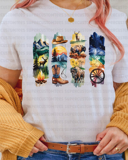 Wyoming DTF Heat Transfer Ready to Press