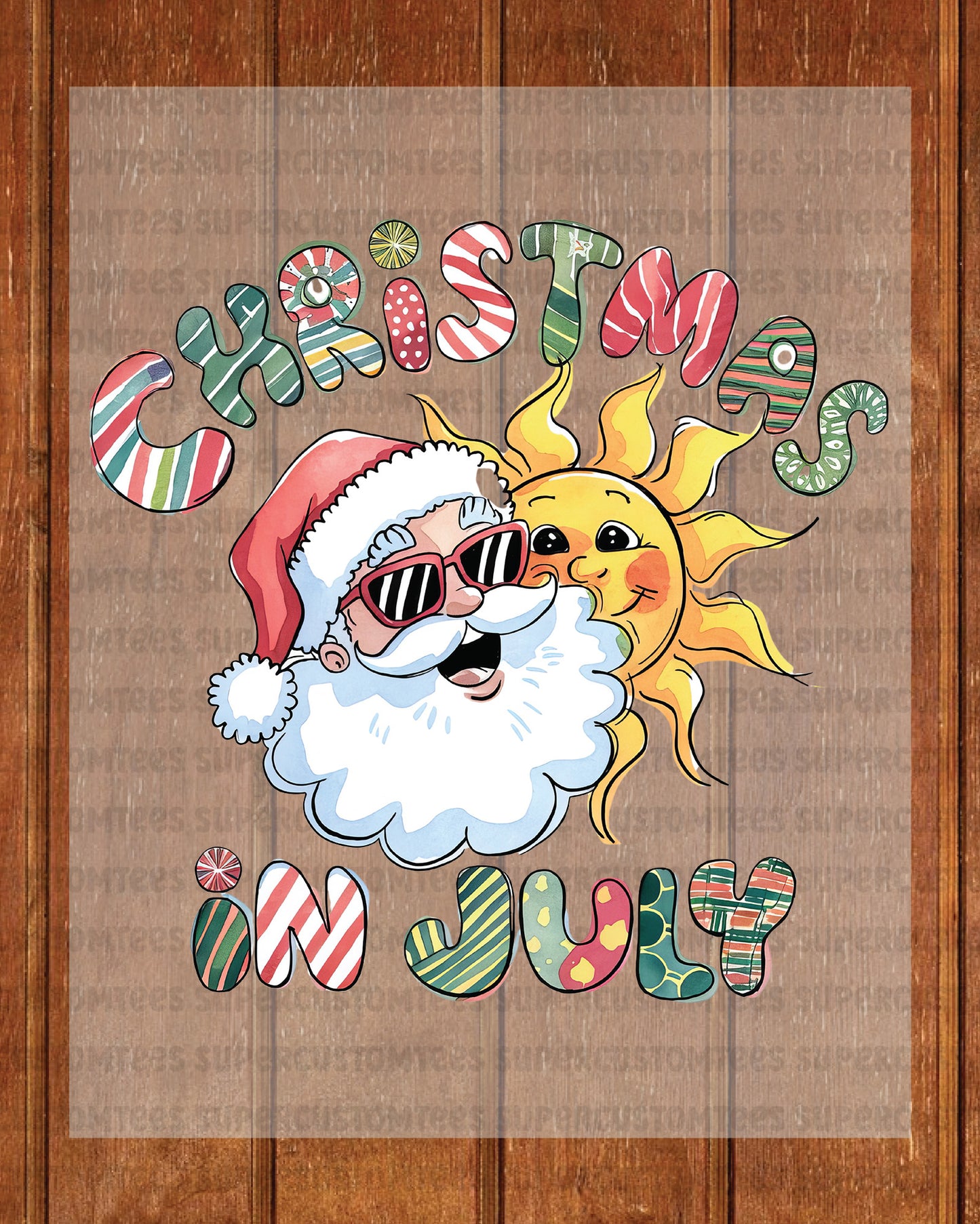 X-Mas In July DTF Transfer