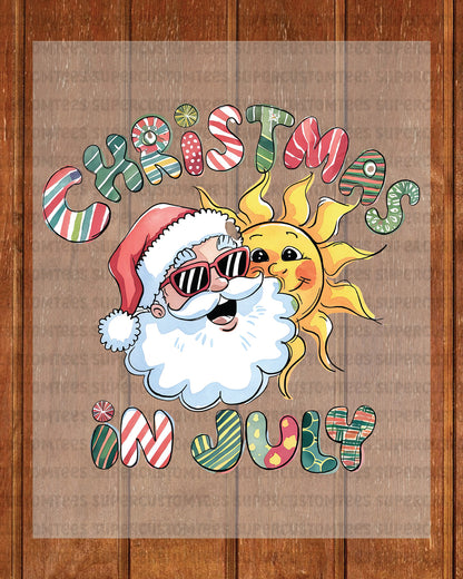 X-Mas In July DTF Transfer