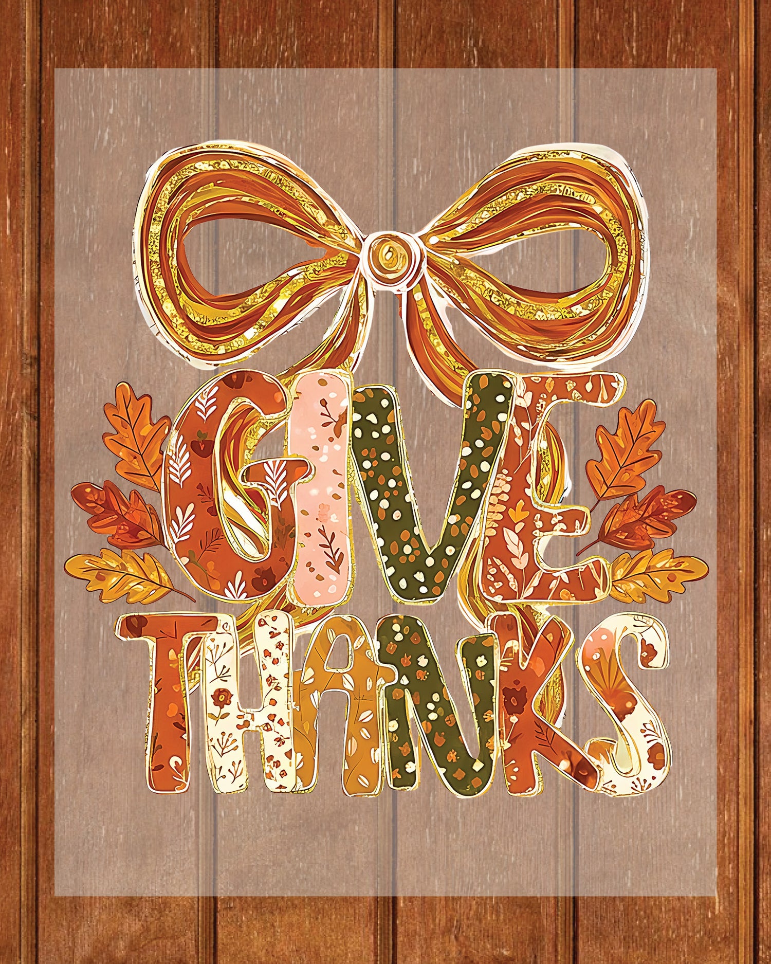 Yarn Thanksgiving DTF Transfer