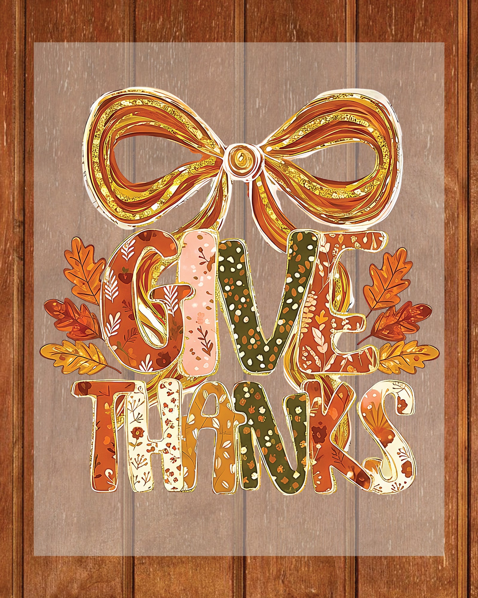 Yarn Thanksgiving DTF Transfer