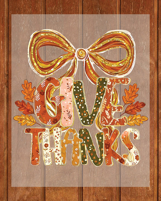 Yarn Thanksgiving DTF Transfer