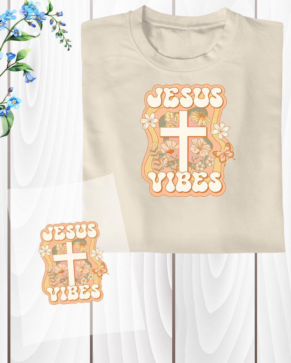 Jesus Vibes DTF Transfer Film