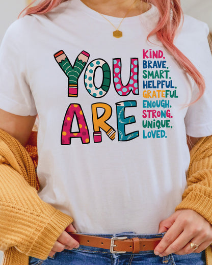 You Are Kind Back to School Teacher DTF Transfer