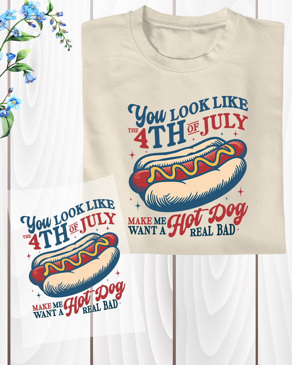 You Look Like the 4th of July Iron on Transfers for Shirts