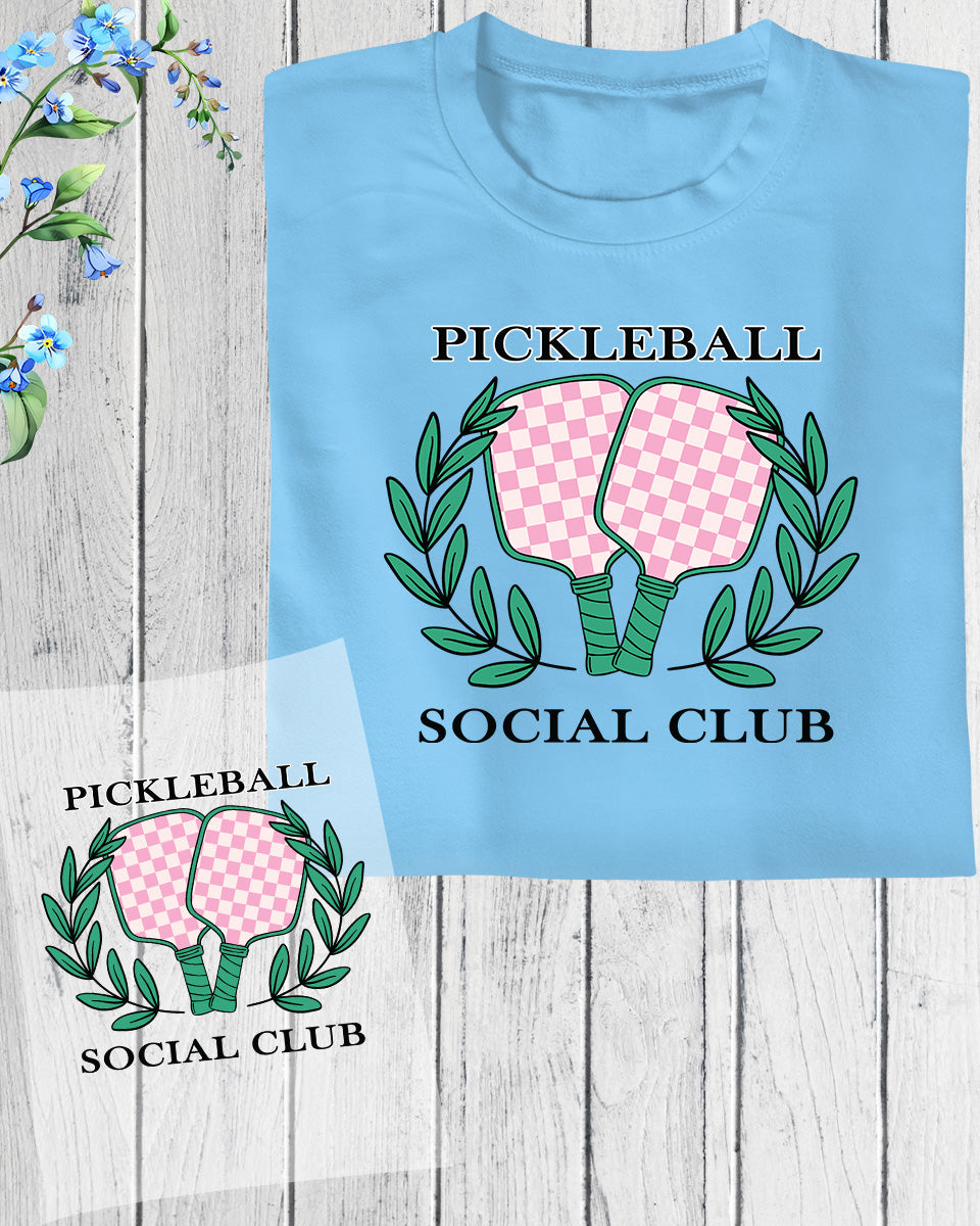 Pickleball Social Club DTF Transfer Fil